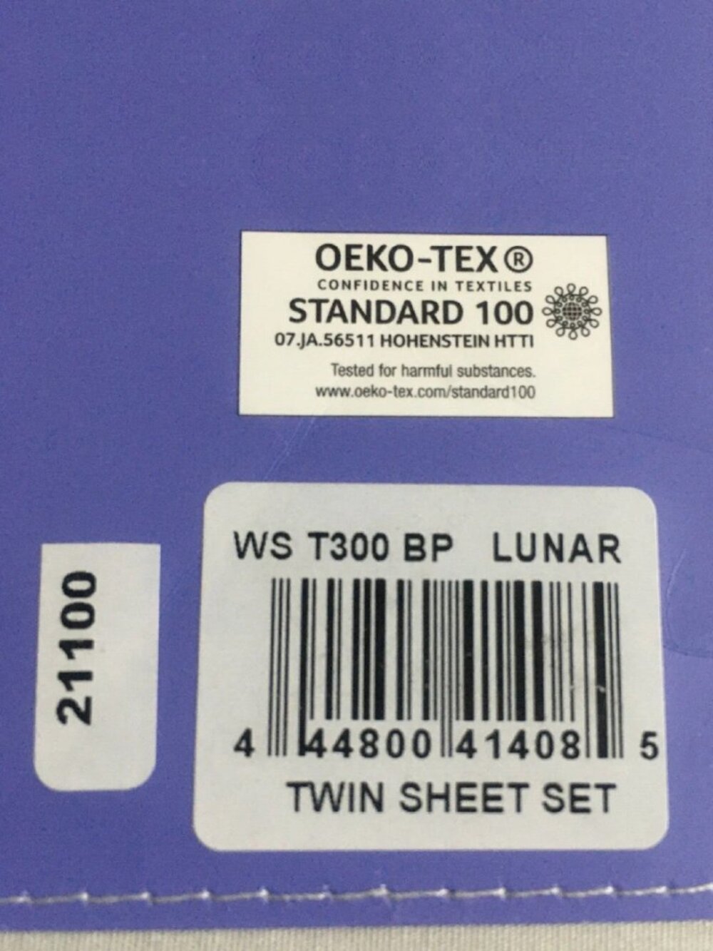 new Wild Sage Soft Cotton Percale 300 TC TWIN Sheet Set in LUNAR ROCK color - Picture 6 of 6